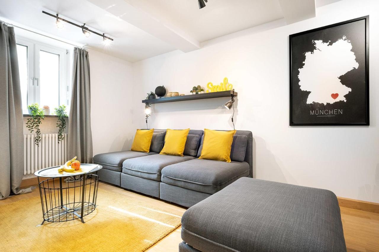 Marienplatz Apartment 2 Bedrooms Living Room Kitchen 뮌헨 외부 사진